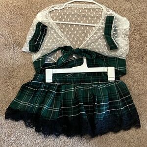 Woman’s size M school girl outfit